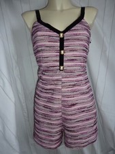 ZARA Pink Playsuit Boucle Size