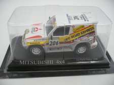 1998 IXO ALTAYA PARIS-DAKAR MITSUBISHI 4x4 No. 206 Car NEW