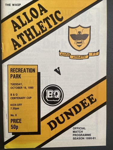 Alloa athletic dundee q - alloa, dundee(b
