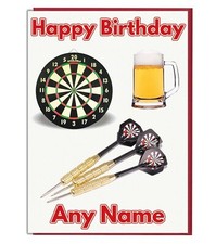 Personalised Darts Birthday