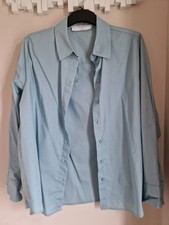 Womens Light Blue Long Sleeve