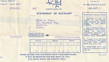 Ephemera Receipt Wellington