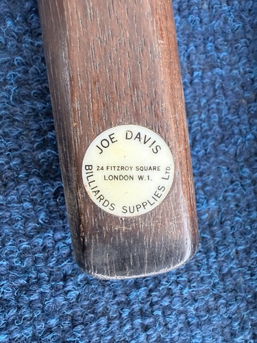Vintage joe davis billards - davis, "billards