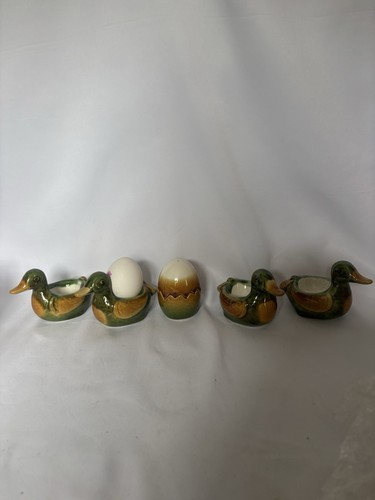 Vintage ceramic duck egg cup - ceramic,