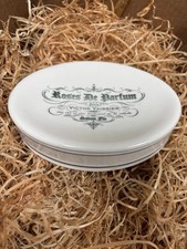 Vtg Victor Vaissier Porcelain Ceramic French Soap Dish Roses De Parfum Boudoir