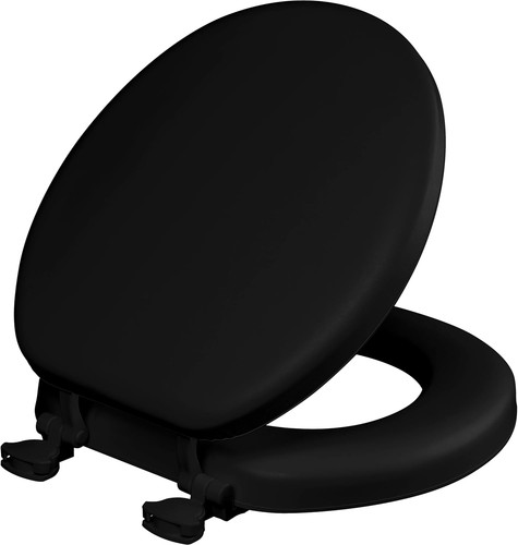 Padded toilet seat - toilet, round