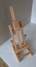 Miniature Beechwood Easel With Brass Adjusters