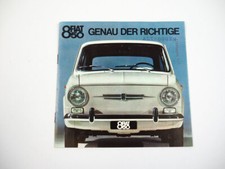 Fiat 850 car brochure with