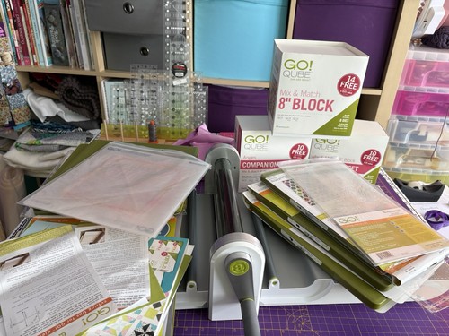 Huge accuquilt bundle with - huge,