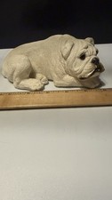VTG LIVING STONE DOG FIGURINE