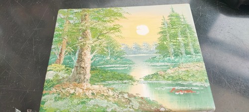 Vintage mid century impasto - vintage,