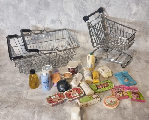 Mini food shopping - m&s, trolley