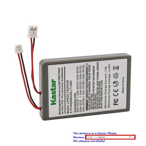Kastar ps4 battery for - kastar,