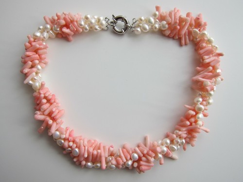 Row white freshwater pearl - 3,