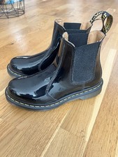 Dr. Martens Women's black patent Chelsea boots 