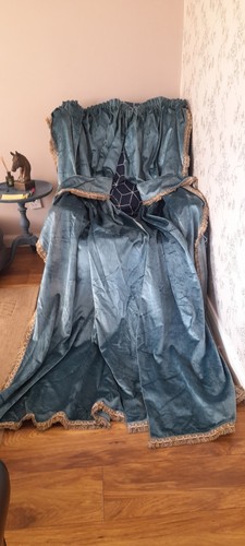 French vintage blue teal - french,