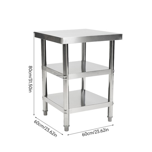 Stainless steel worktable - stainless, w/