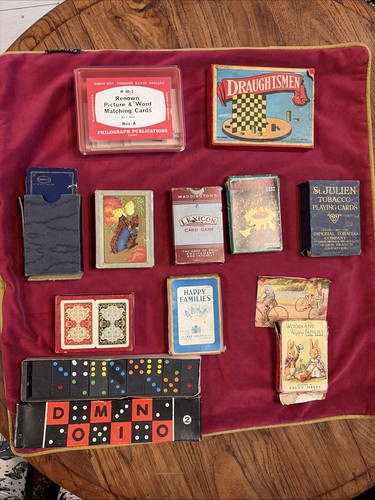 Vintage scouting card game - card,