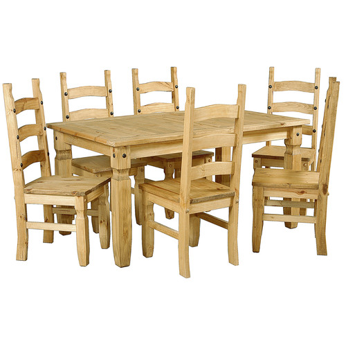Corona dining table set - dining, 6