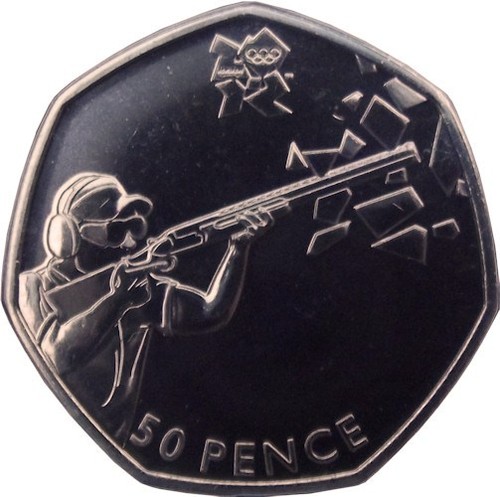 Olympic 50p coins - olympic,
