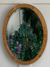 VINTAGE 1940S SIMPLE OVAL OAK