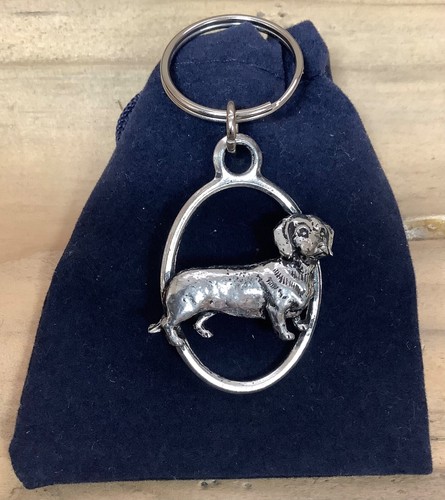 Dachshund silver pewter - dachshund,