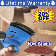 PRO. Electric Sander Sanding Machine For Wood Wall Power Tool W/ Sanding Sheets