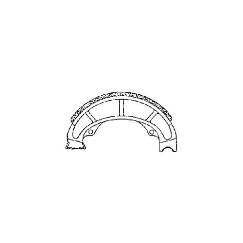 Pair brake shoes - pair, 25