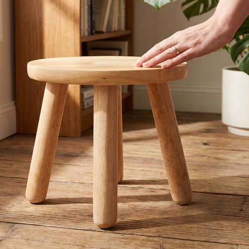 Solid wooden step stool small - solid, stool:
