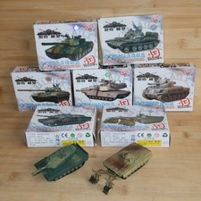 1/72 Model Tank Bundle x 7     M42  T-55  T-72 98 Russian M1A2 2M5  M1 Mine