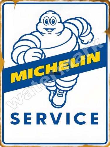 Michelin service metal sign - service,