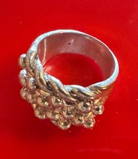 Men solid silver keeper - solid,