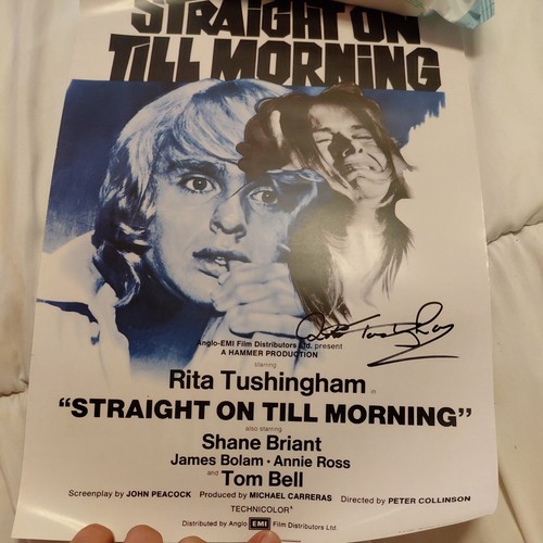 Hammer horror autograph - horror,