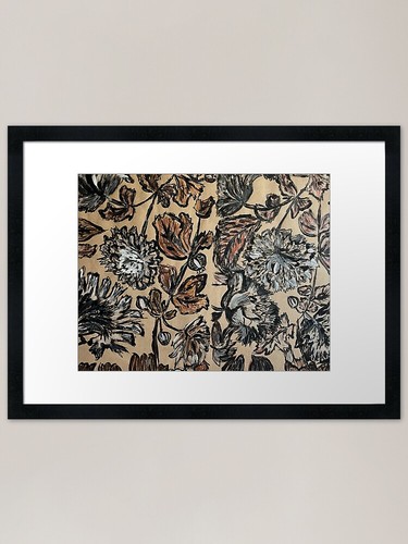Rococo framed art print - framed,