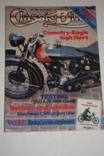 Classic Bike June 1983 Royal Enfield Bullet Coventry Eagle Flying 8 Garelli AJS