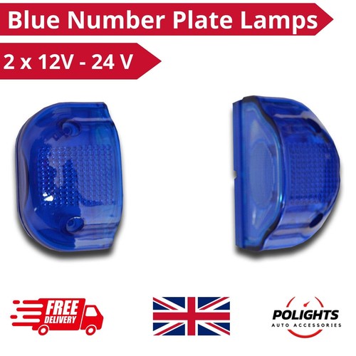 Blue number plate - 2,