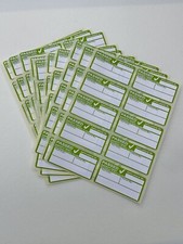 pat test labels 4th Edition 200 Pat Test Stickers 50mm X 25mm PLASTIC NON RIP