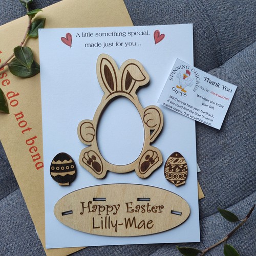 Personalised easter egg holder - easter,