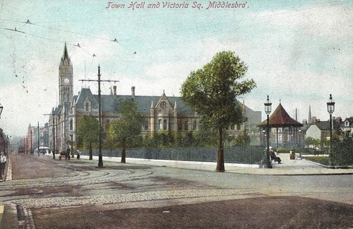 Town hall and victoria - victoria, square