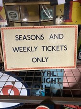 Old Sign, Not Enamel Sign