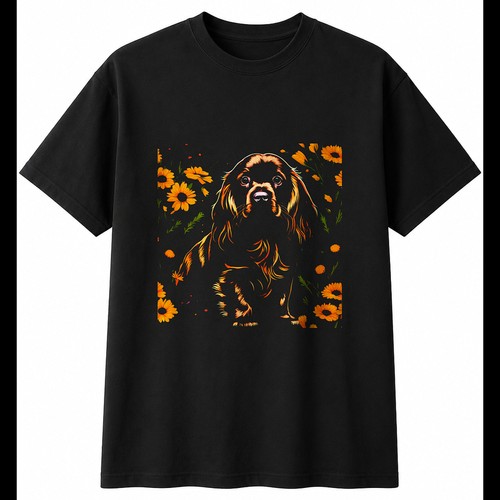 Dark fantasy sussex spaniel - dark,