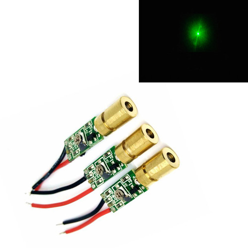 3pcs dot 6x10 - dot, 520nm