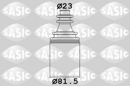 Sasic 1904006 bellow set - 1904006,