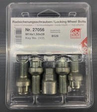 Febi Locking Wheel Bolts For Mercedes-Benz S-Class Petrol Saloon 600 SE, SEL