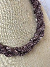 Chunky Woven Collar Necklace