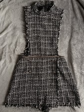 ZARA Basic Tweed Playsuit