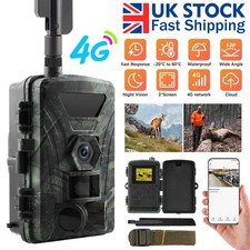4G 60MP Trail Camera 4K Live