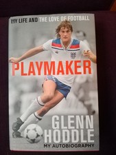 Glenn Hoddle Playmaker Autobiography signed Book Tottenham Hotspur England 