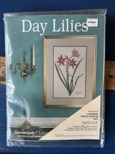 Day lily cross stitch kit - lily,