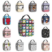 Snoopy Peanuts Insulated Lunch Bag School Picnic Snack Lunchbox Travel Box